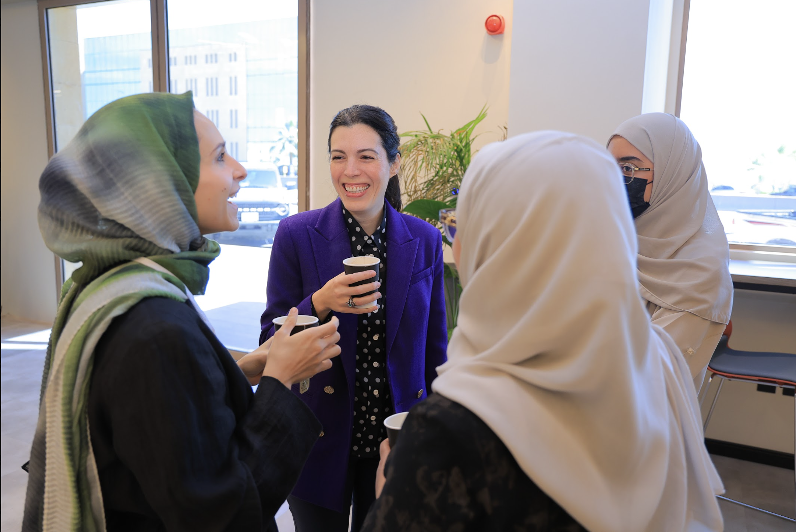 Founders connecting during a program gathering